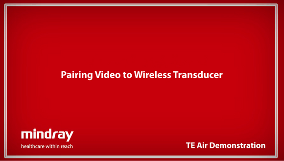 Mindray TE Air Tutorial - Pairing TE Air with App